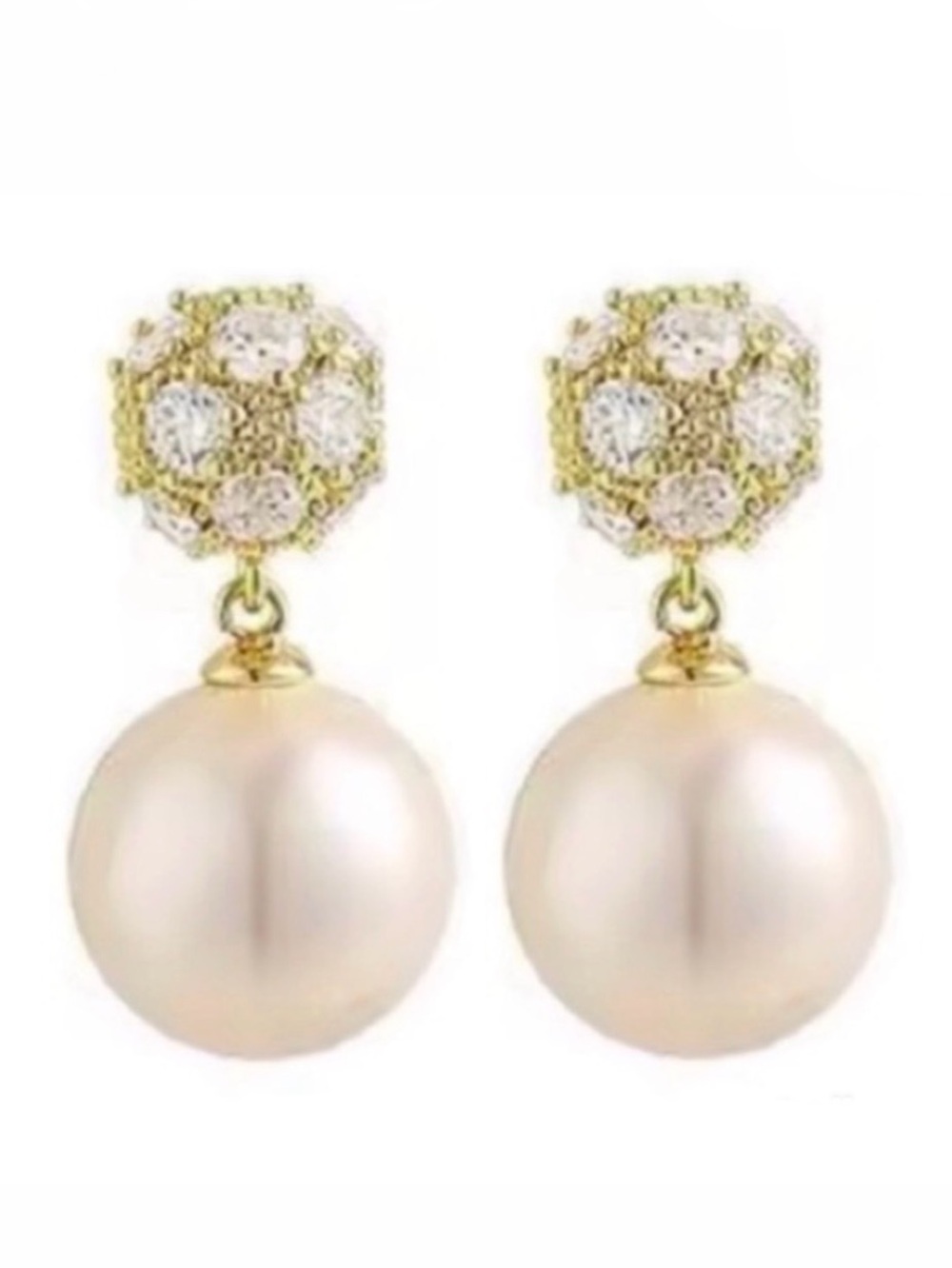 KATE SPADE NEW YORK SMALL PEARL DROP EARRINGS